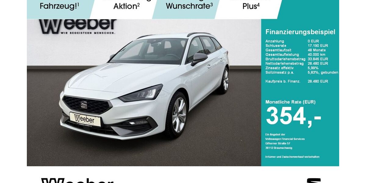 Seat Leon 22.331 km 28.239 € Weil der Stadt 71263