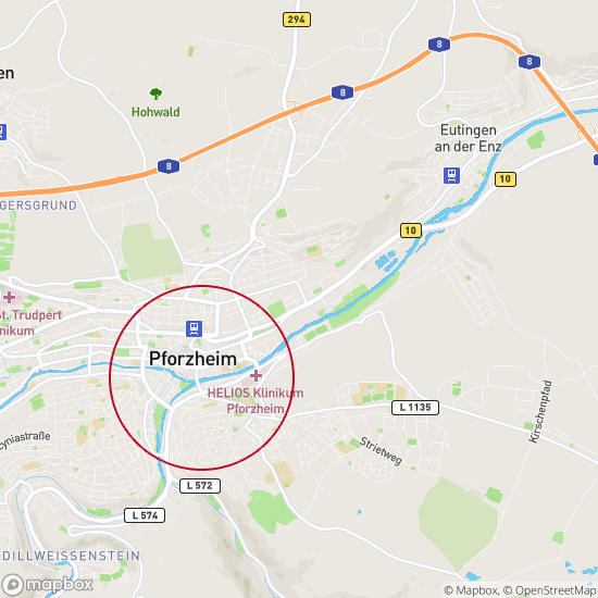 Etagenwohnung Pforzheim Oststadt - 2 Zimmer, 58 m&sup2;, 550&euro; | Angebot:26420110