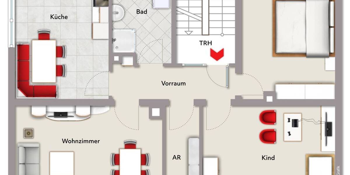 Etagenwohnung Malsch - 3 Zimmer, 93 m&sup2;, 249.000&euro; | Angebot:26627337