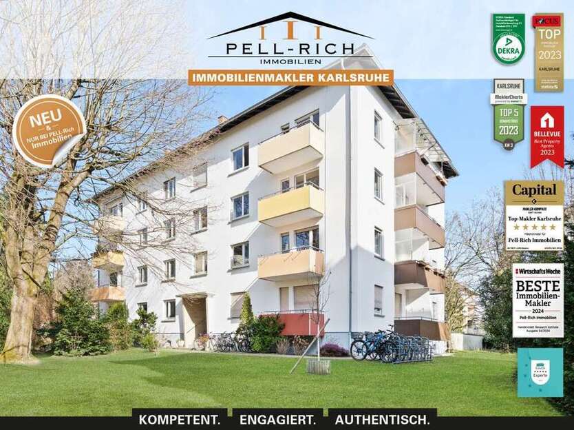 Wohnung zum Kaufen in Karlsruhe 195.000 € 60.57 m²