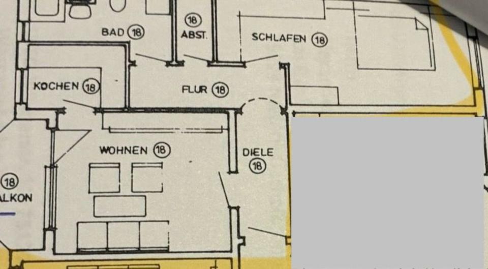 Verkauf ohne Makler: 2 Zimmer WHG ; Balkon ; Tiefgarage; Keller 2 zimmer