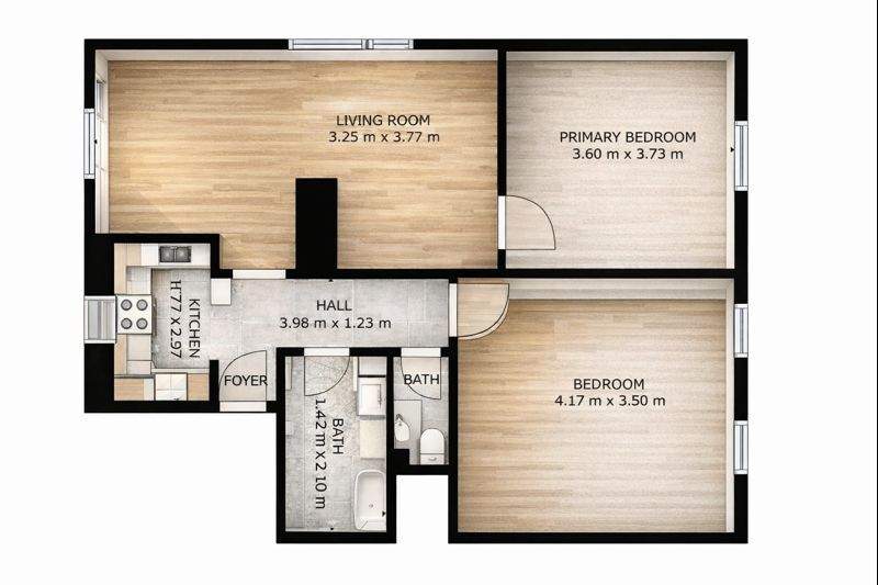 Etagenwohnung Markgröningen Unterriexingen - 3 Zimmer, 52 m&sup2;, 194.995&euro; | Angebot:25708085