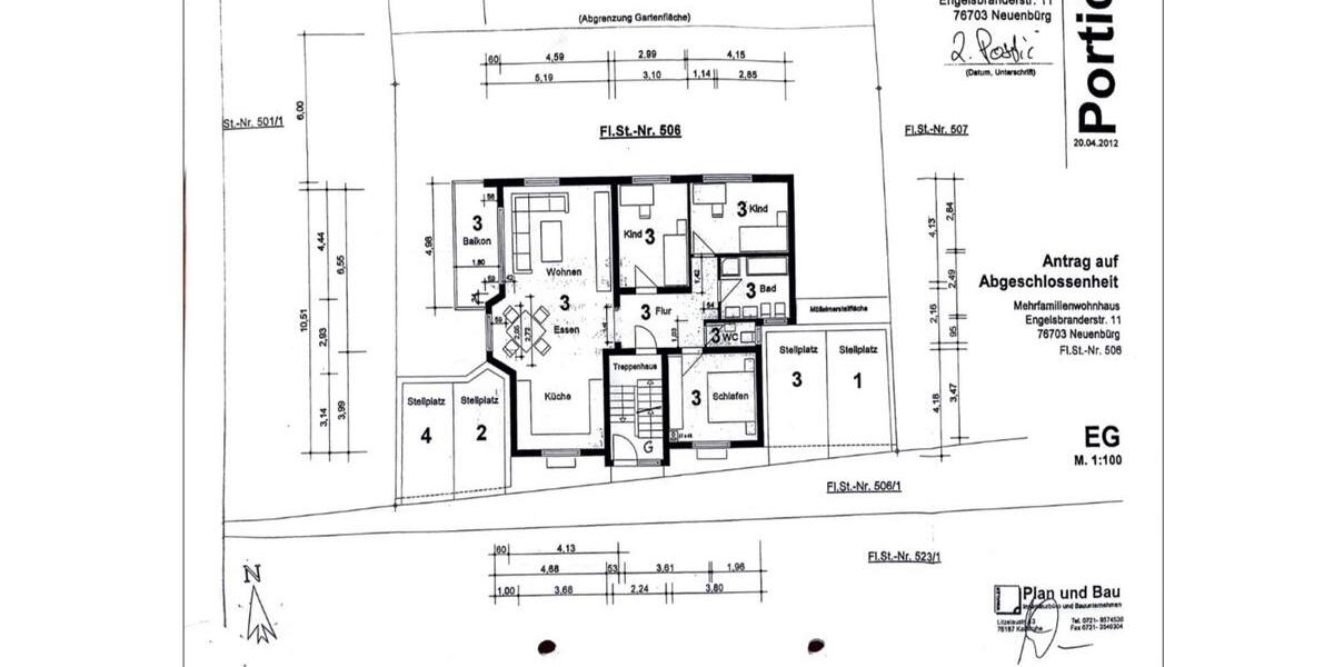 Etagenwohnung Neuenbürg - 4 Zimmer, 108 m&sup2;, 300.000&euro; | Angebot:26987255
