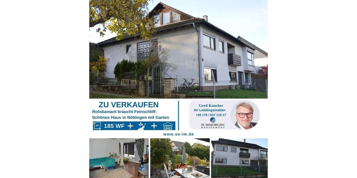 Einfamilienhaus Remchingen- Nöttingen Nöttingen - 7 Zimmer, 186 m&sup2;, 449.000&euro; | Angebot:26288052
