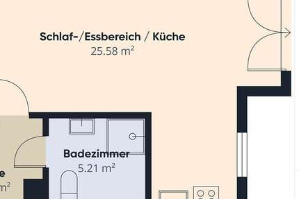 Wohnung Karlsruhe Neureut - 1 Zimmer, 35 m&sup2;, 145.000&euro; | Angebot:27549930