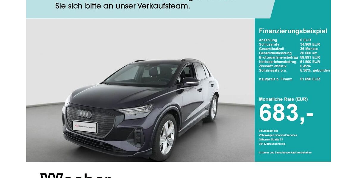 Audi Q4 e-tron 11.200 km 51.890 &euro; Leonberg 71229