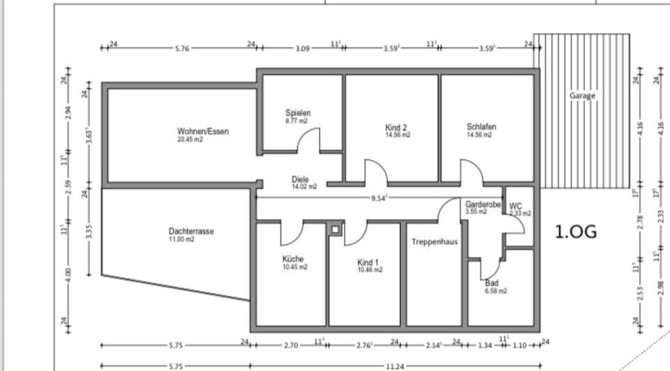 Familienfreundliche 5-Zimmer-Wohnung mit Balkon, Garten & Garage 5 zimmer