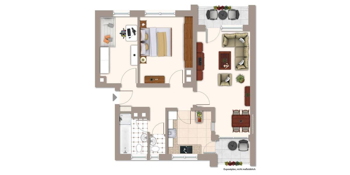Etagenwohnung Karlsruhe / Durlach Durlach - 3 Zimmer, 68 m&sup2;, 249.000&euro; | Angebot:26891866