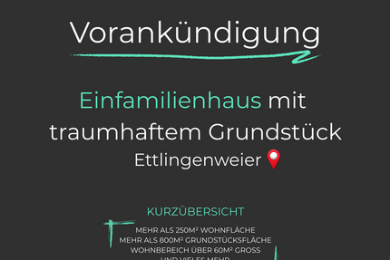 Haus zum Kaufen in Ettlingen 997.000 € 258 m² 5 zimmer