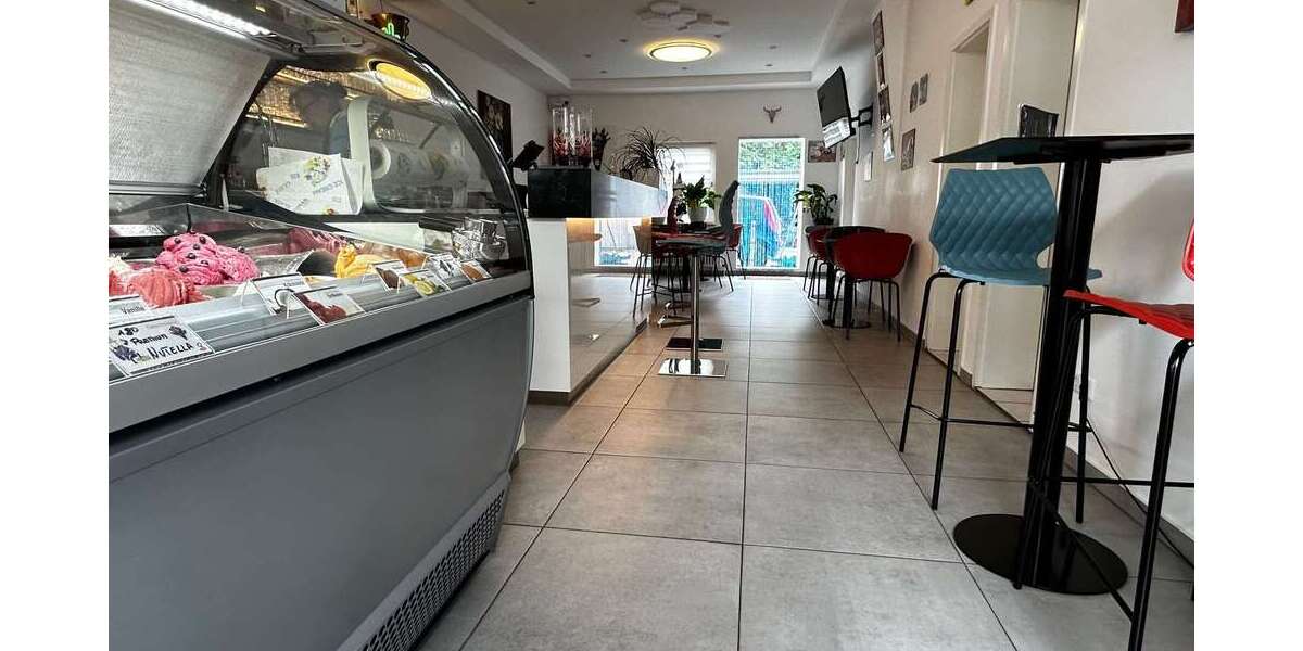 Eiscafé mit großer Terrasse in guter Lage - Gewerbeobjekt Karlsruhe Durlach | Angebot:24472346