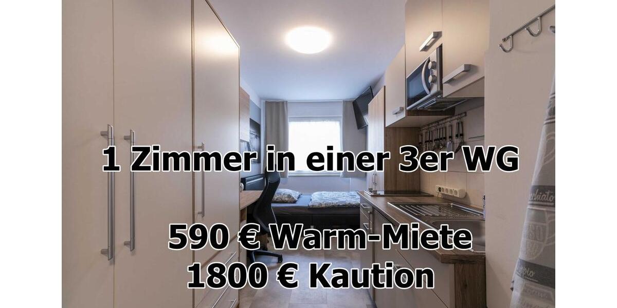Etagenwohnung Pforzheim Nordstadt - 1 Zimmer, 20 m&sup2;, 590&euro; | Angebot:24585688