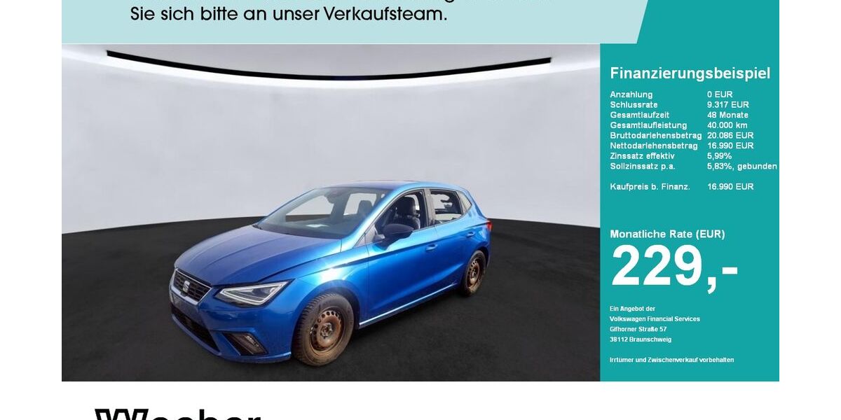 Seat Ibiza 36.729 km 16.400 &euro; Calw 75365