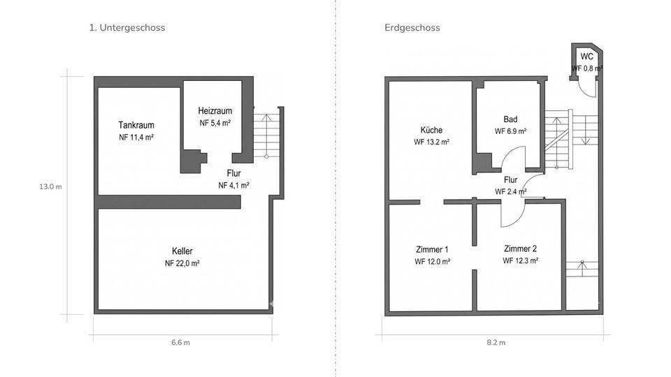 Doppelhaushälfte Pforzheim Eutingen - 7 Zimmer, 152 m&sup2;, 430.000&euro; | Angebot:26703475