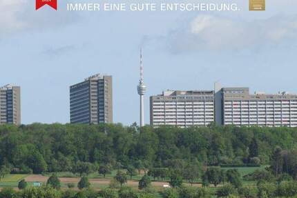 Stuttgart-Asemwald: Möblierte 1,5-Zimmer-Wohnung mit schöner Aussicht ins Grüne 1 zimmer