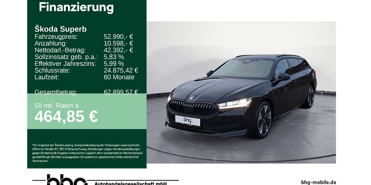 Skoda Superb 3.000 km 52.990 &euro; Ettlingen 76275