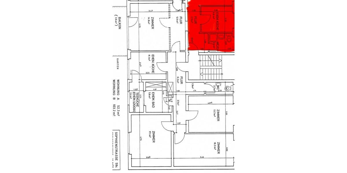 Hochparterre Karlsruhe - 4 Zimmer, 102 m&sup2;, 1.700&euro; | Angebot:26065909