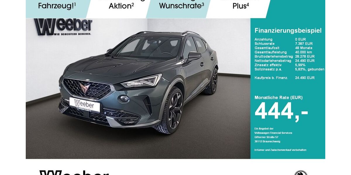 Cupra Formentor 52.593 km 23.289 &euro; Leonberg 71229