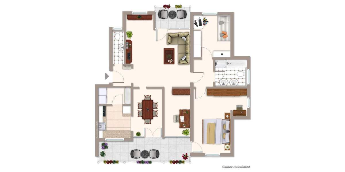 Etagenwohnung Karlsbad / Langensteinbach Langensteinbach - 3 Zimmer, 107 m&sup2;, 379.000&euro; | Angebot:25316537