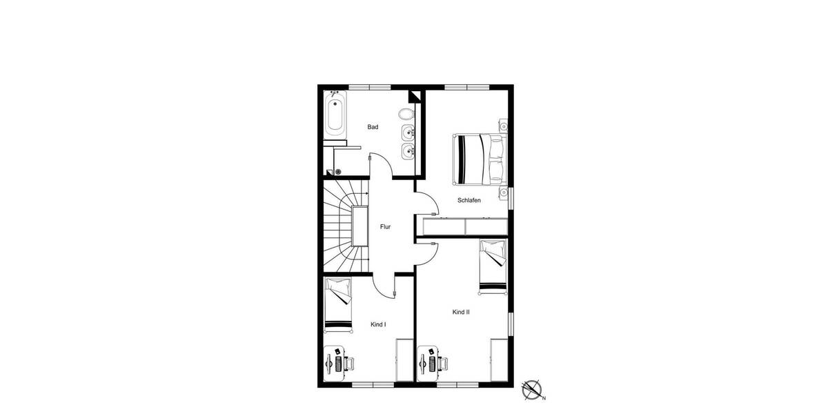 Reihenendhaus Bad Wildbad - 4 Zimmer, 139 m&sup2;, 599.000&euro; | Angebot:26572356