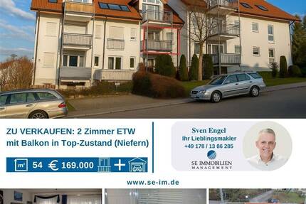 Wohnung Niefern-Öschelbronn Niefern - 2 Zimmer, 54 m&sup2;, 175.000&euro; | Angebot:25940787