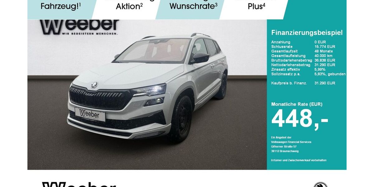 Skoda Karoq 63.274 km 31.290 &euro; Weil der Stadt 71263