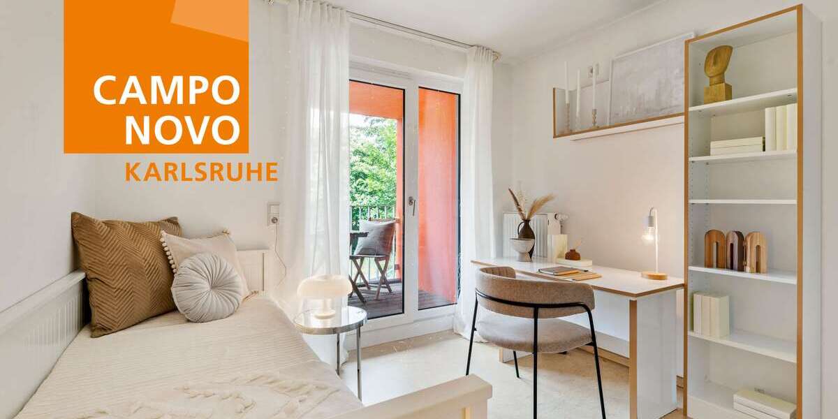 Wohnung zum Mieten in Karlsruhe 450 € 20.7 m² 1 zimmer