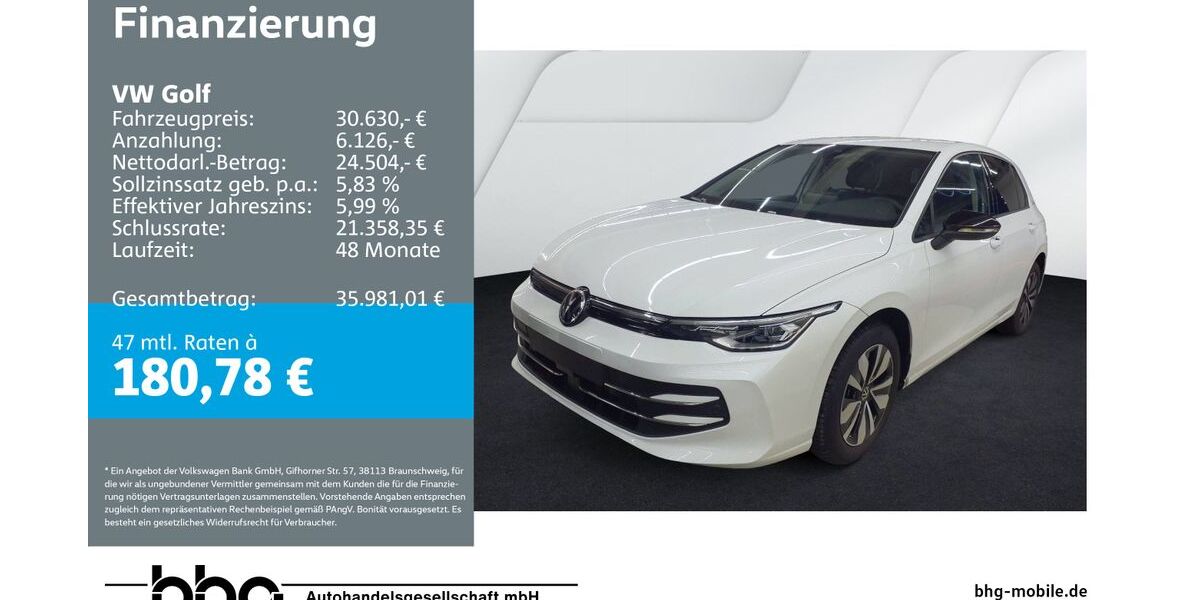 VW Golf 11.778 km 29.960 &euro; Ettlingen 76275