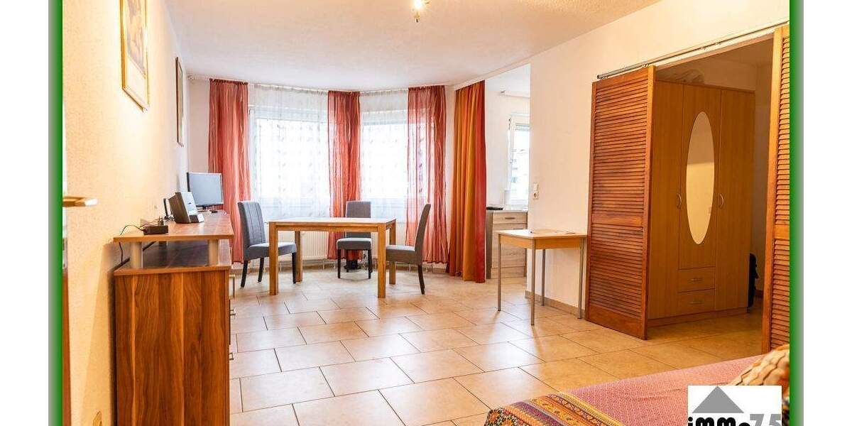 Etagenwohnung Pforzheim Oststadt - 1 Zimmer, 40 m&sup2;, 640&euro; | Angebot:25317349