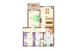 Etagenwohnung Kürnbach - 3 Zimmer, 73 m&sup2;, 164.500&euro; | Angebot:25661068