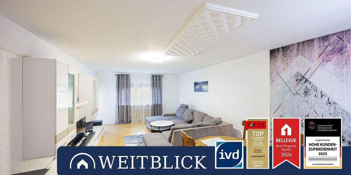 Etagenwohnung Sachsenheim Großsachsenheim - 3 Zimmer, 78 m&sup2;, 225.000&euro; | Angebot:25775336
