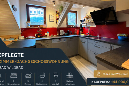Ruhige 3-Zimmer-Dachgeschosswohnung mit Balkon & Carport – Kapitalanlage mit Potenzial - Wohnung Bad Wildbad Calmbach | Angebot:26963890