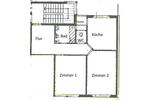 Etagenwohnung Pforzheim Dillweißenstein - 2 Zimmer, 75 m&sup2;, 169.000&euro; | Angebot:27010437