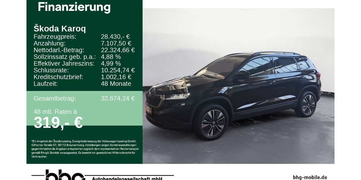 Skoda Karoq 35.155 km 26.860 &euro; Ettlingen 76275