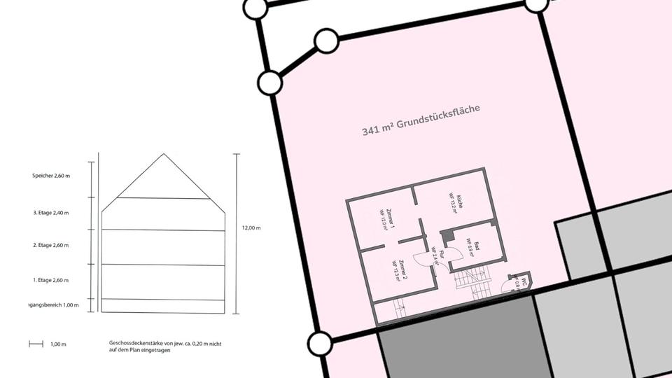 Doppelhaushälfte Pforzheim Eutingen - 7 Zimmer, 152 m&sup2;, 430.000&euro; | Angebot:26703475