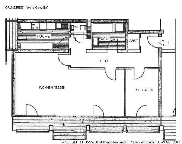 Großzügige Zweizimmerwohnung mit Turmbergblick! 2 zimmer