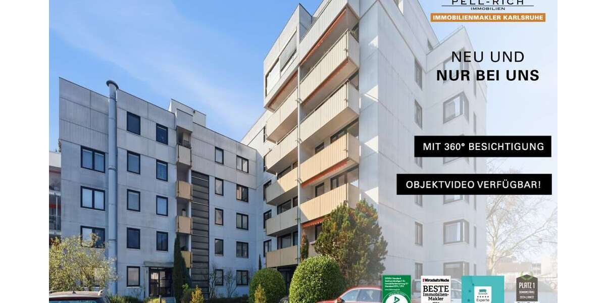 Etagenwohnung Karlsruhe Durlach - 1 Zimmer, 41 m&sup2;, 150.000&euro; | Angebot:25937518