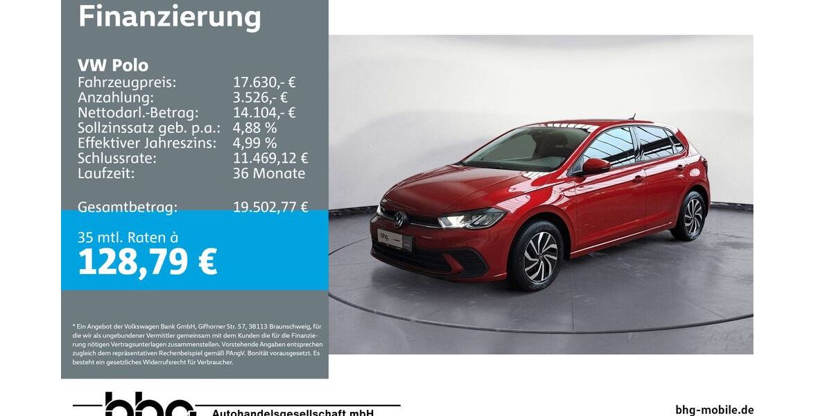 VW Polo 35.670 km 17.630 € Ettlingen 76275