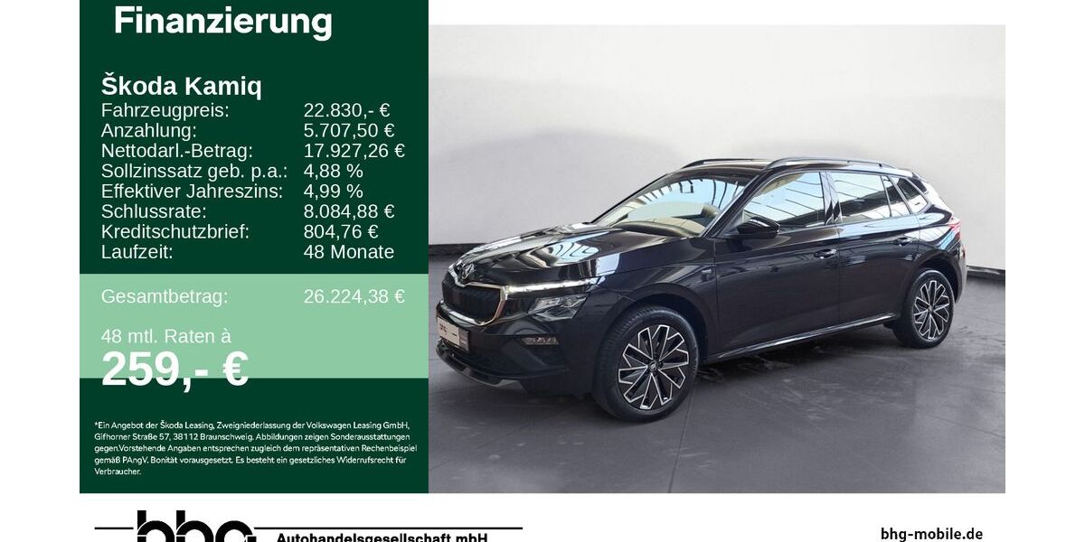 Skoda Kamiq 19.089 km 22.560 &euro; Ettlingen 76275