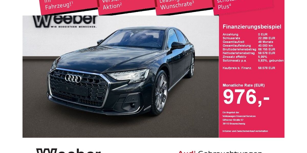 Audi A8 70.663 km 57.980 &euro; Weil der Stadt 71263
