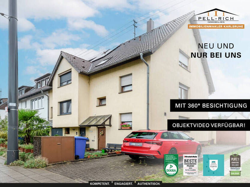 ENTZÜCKEND: Doppelhaushälfte mit Garage in zentraler Lage von Karlsruhe-Knielingen