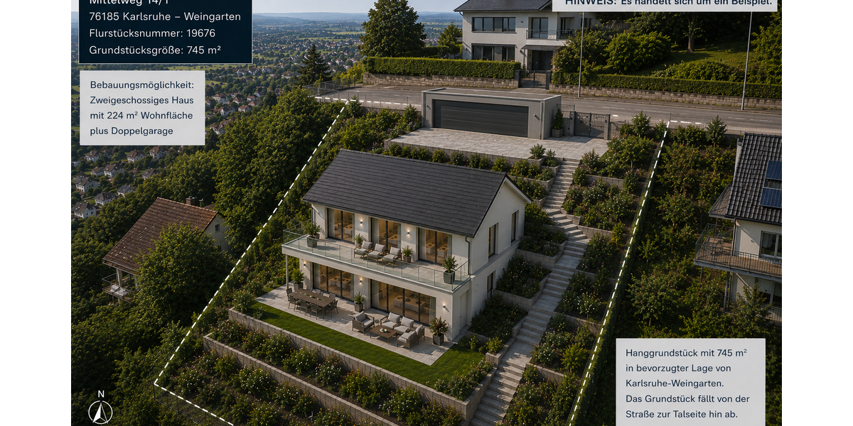 Grundstück Weingarten - 298.000&euro; | Angebot:26909119