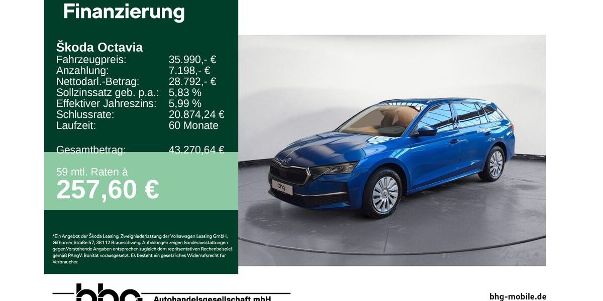 Skoda Octavia 5.866 km 34.990 &euro; Ettlingen 76275