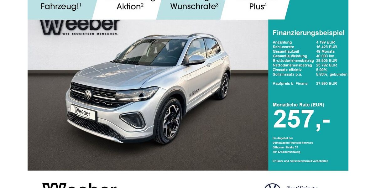 VW T-Cross 3.200 km 27.990 &euro; Weil der Stadt 71263