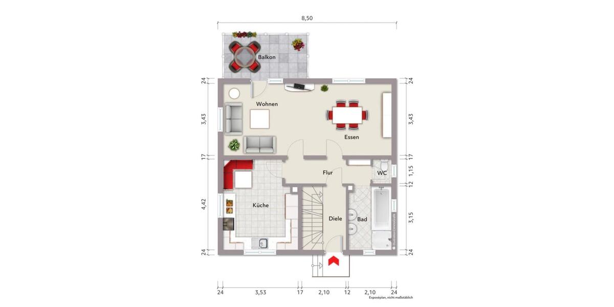 Einfamilienhaus Karlsbad - 5 Zimmer, 125 m&sup2;, 495.000&euro; | Angebot:26749590