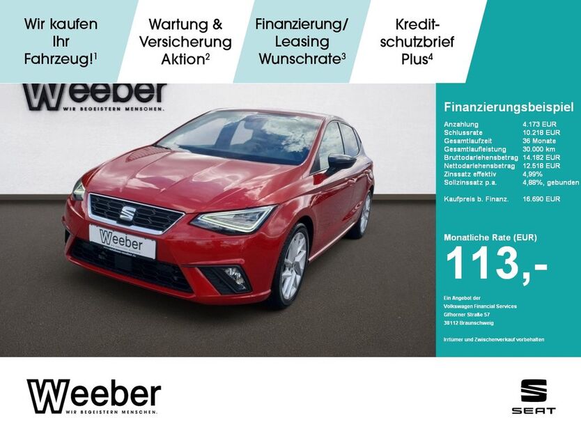 Seat Ibiza 50.542 km 16.030 € Calw 75365
