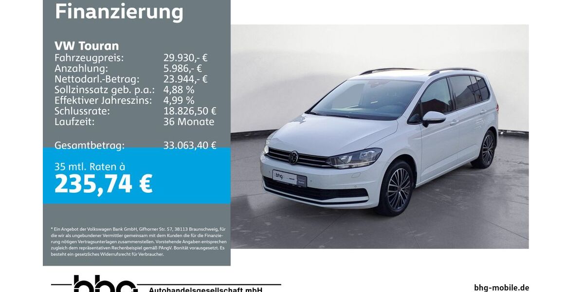 VW Touran 62.078 km 28.420 &euro; Ettlingen 76275