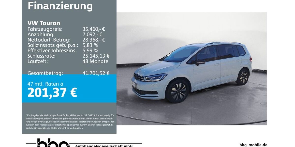VW Touran 24.982 km 35.460 &euro; Ettlingen 76275