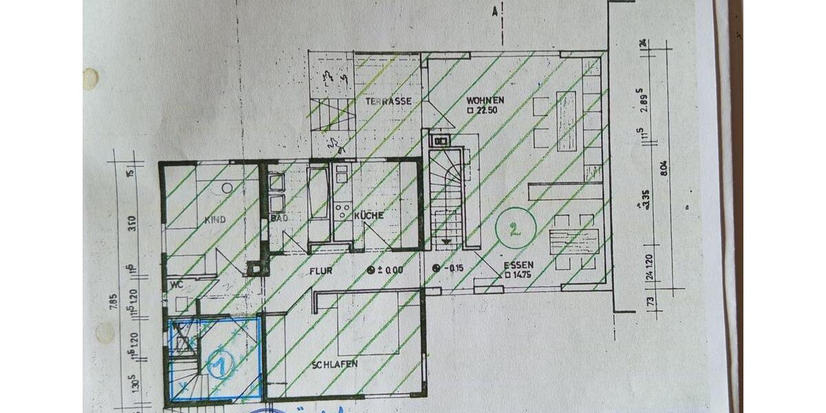 Erdgeschoßwohnung Pforzheim Eutingen - 3 Zimmer, 96 m&sup2;, 242.000&euro; | Angebot:25393718
