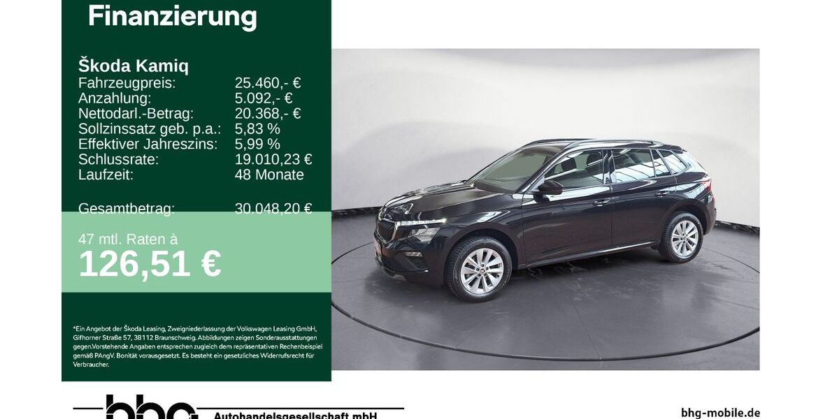Skoda Kamiq 22.206 km 24.960 &euro; Ettlingen 76275