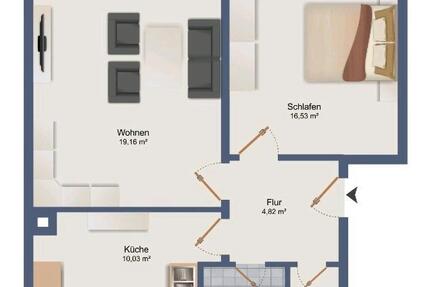 Wohnung Karlsruhe Rüppurr - 2 Zimmer, 57 m&sup2;, 133.000&euro; | Angebot:26995856